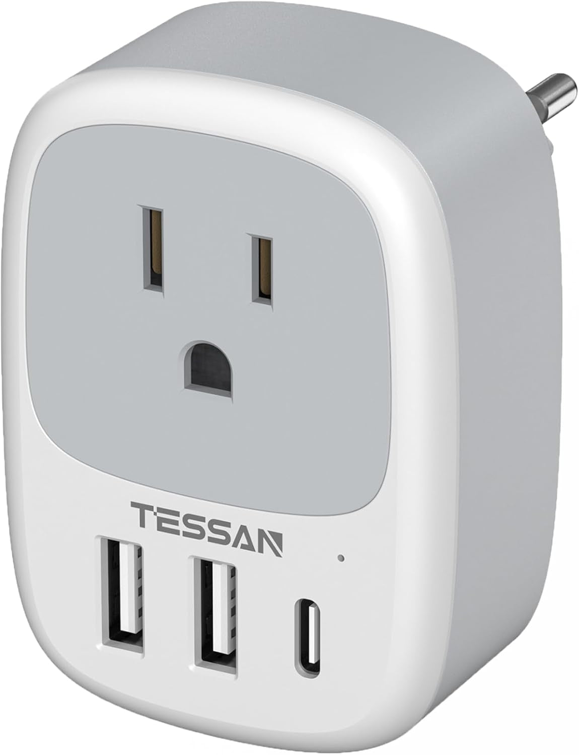 UK Ireland Hong Kong Power Adapter, International Travel Plug with 3 USB Ports (1 USB C), Type G Converter Outlet Adaptor Charger for USA to British England Scotland Irish Qatar London